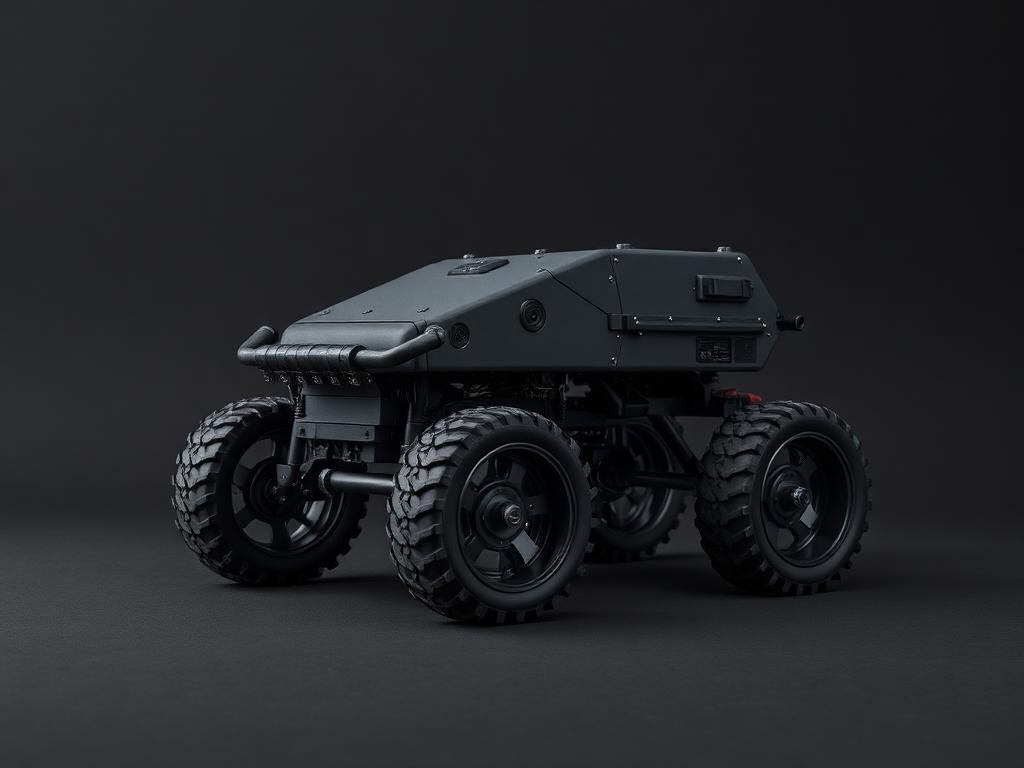 Four-wheeled ground rover